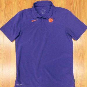 NEW! OHIO STATE BUCKEYES NIKE DRI-FIT GOLF SHIRT TEAM COLORS Sz SMALL, S